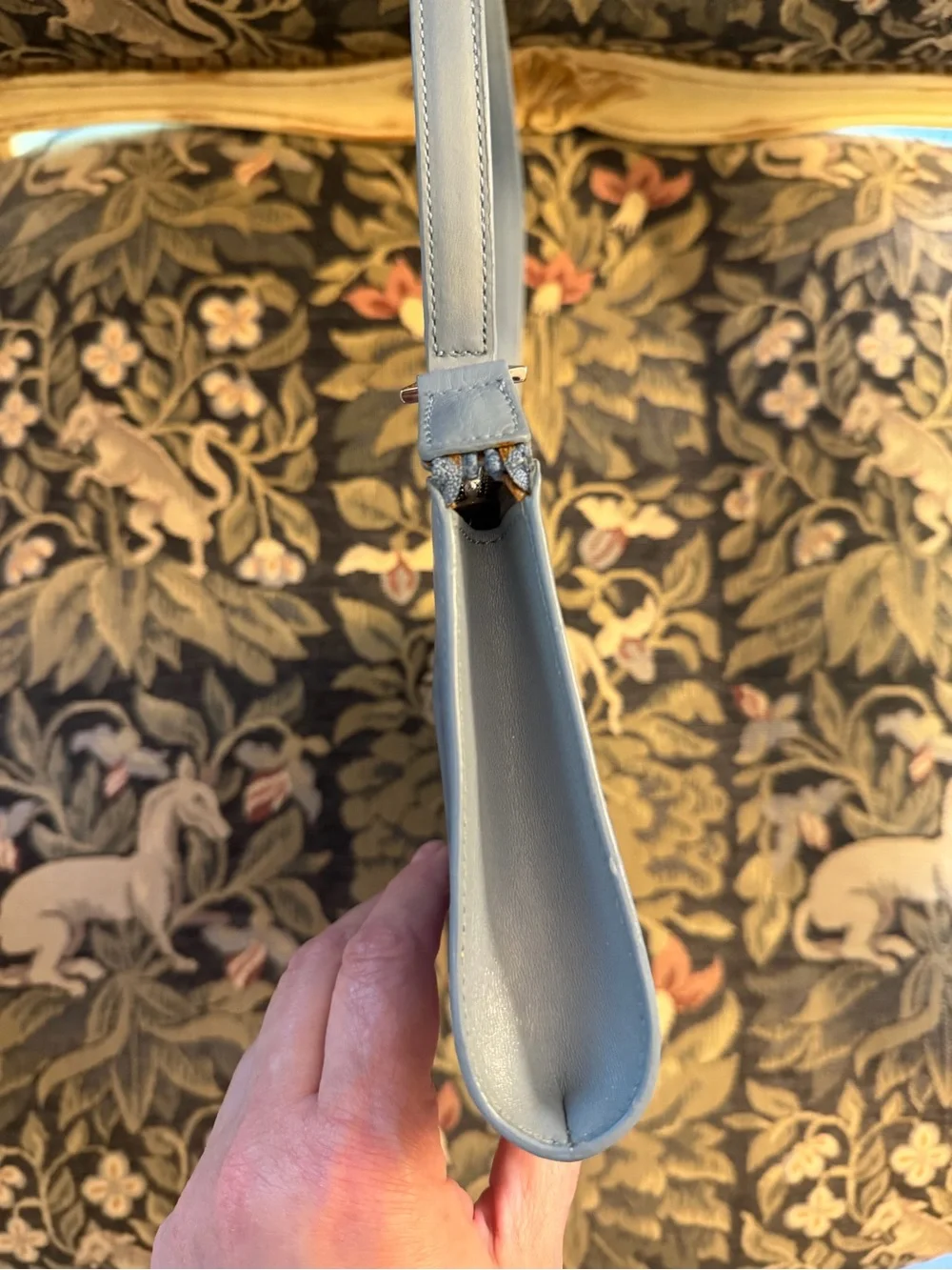 Baby Blue Monsac Small Shoulder Bag